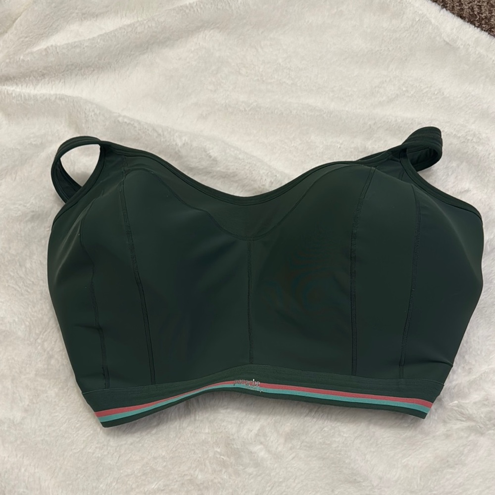 Dark Green Sports Bra